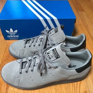 adidas Stan Smith Charcoal Suede (Men's US 10.5)